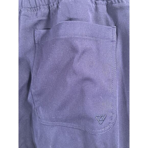 Welles Women's Size XL Blue Pocketed On Track Jogger Scrub Pants NWT - Picture 6 of 8